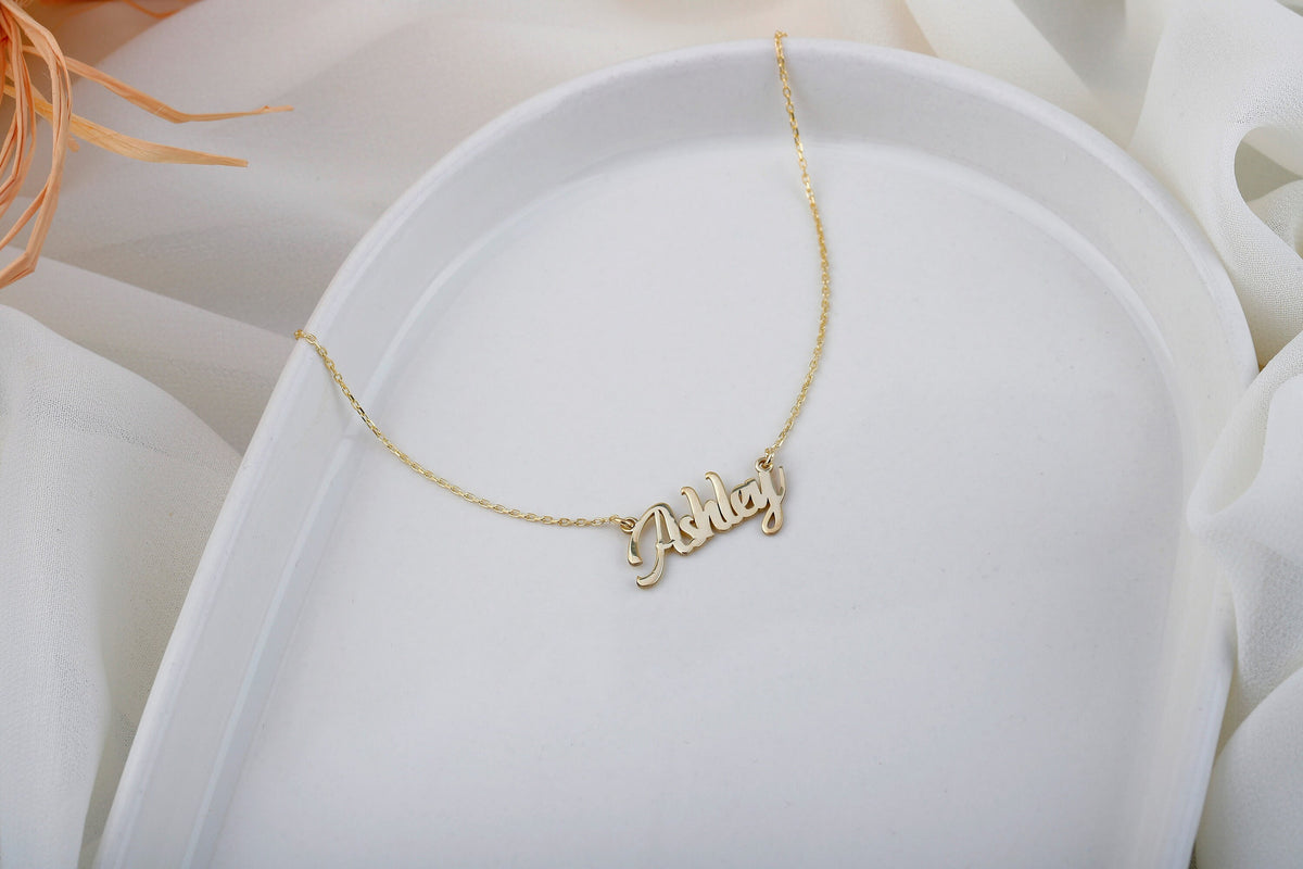 Delicate Name Necklace, 14K Gold Filled Custom Name Necklace, Necklaces for Women, Dainty Name Necklace, Gifts for Her by NecklaceDreamWorld