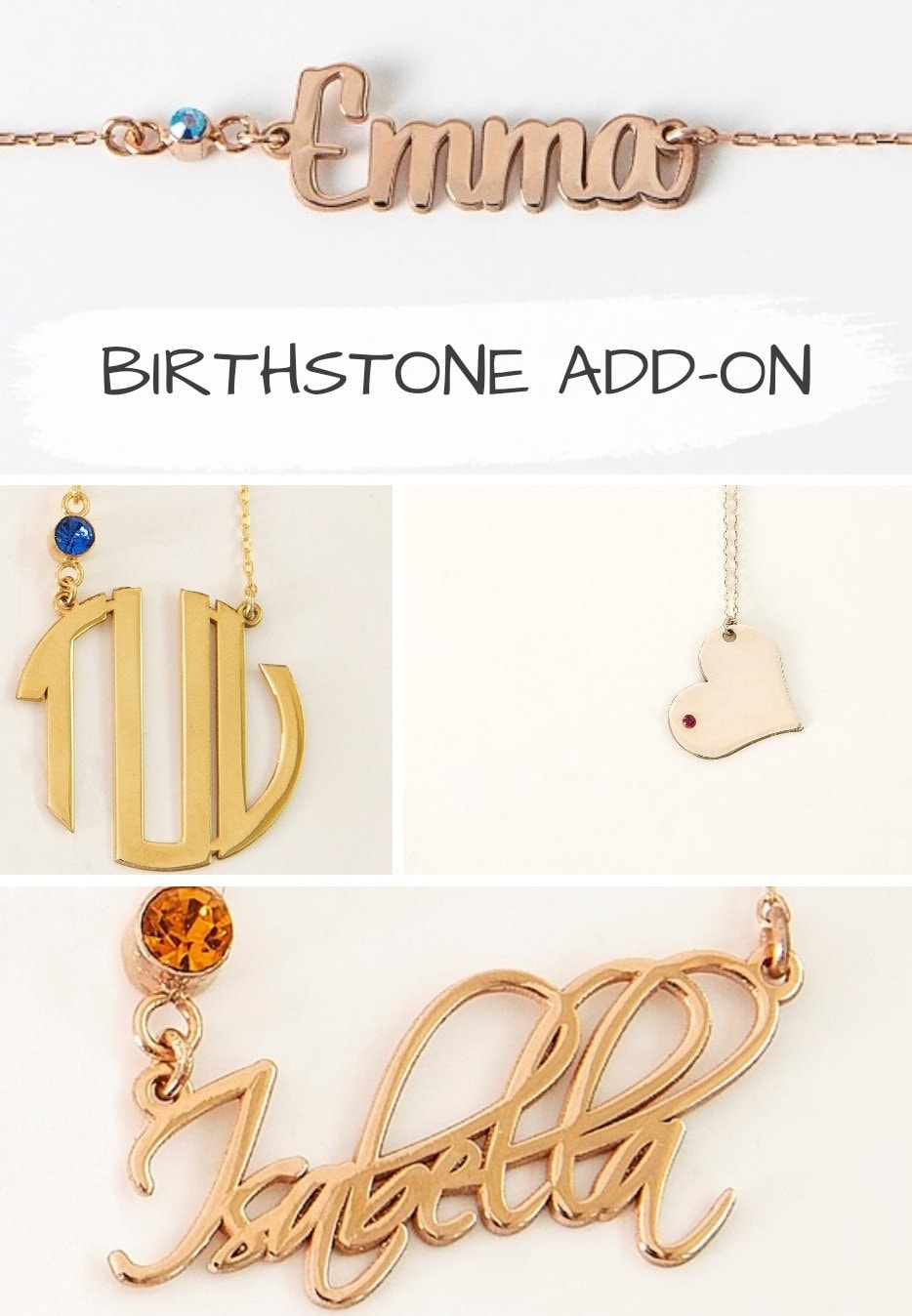 BIRTHSTONE ADD-ON