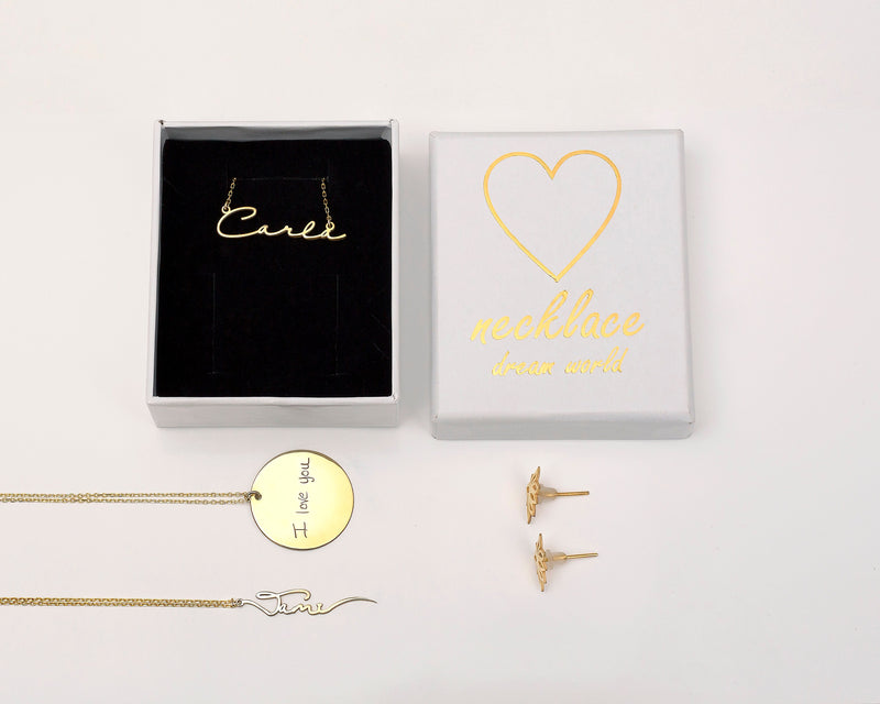Arabic Name Necklace | Custom Gold Name Necklace | Arabic Name Jewelry | Gift for Wife, Mom