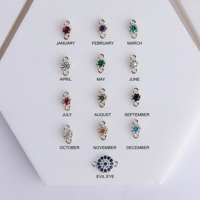 Handmade Memorial Family Multiple Name Necklace • Dainty Gold Double Two Name Necklace with Birthstone • Birthday, Christmas Gifts for Her