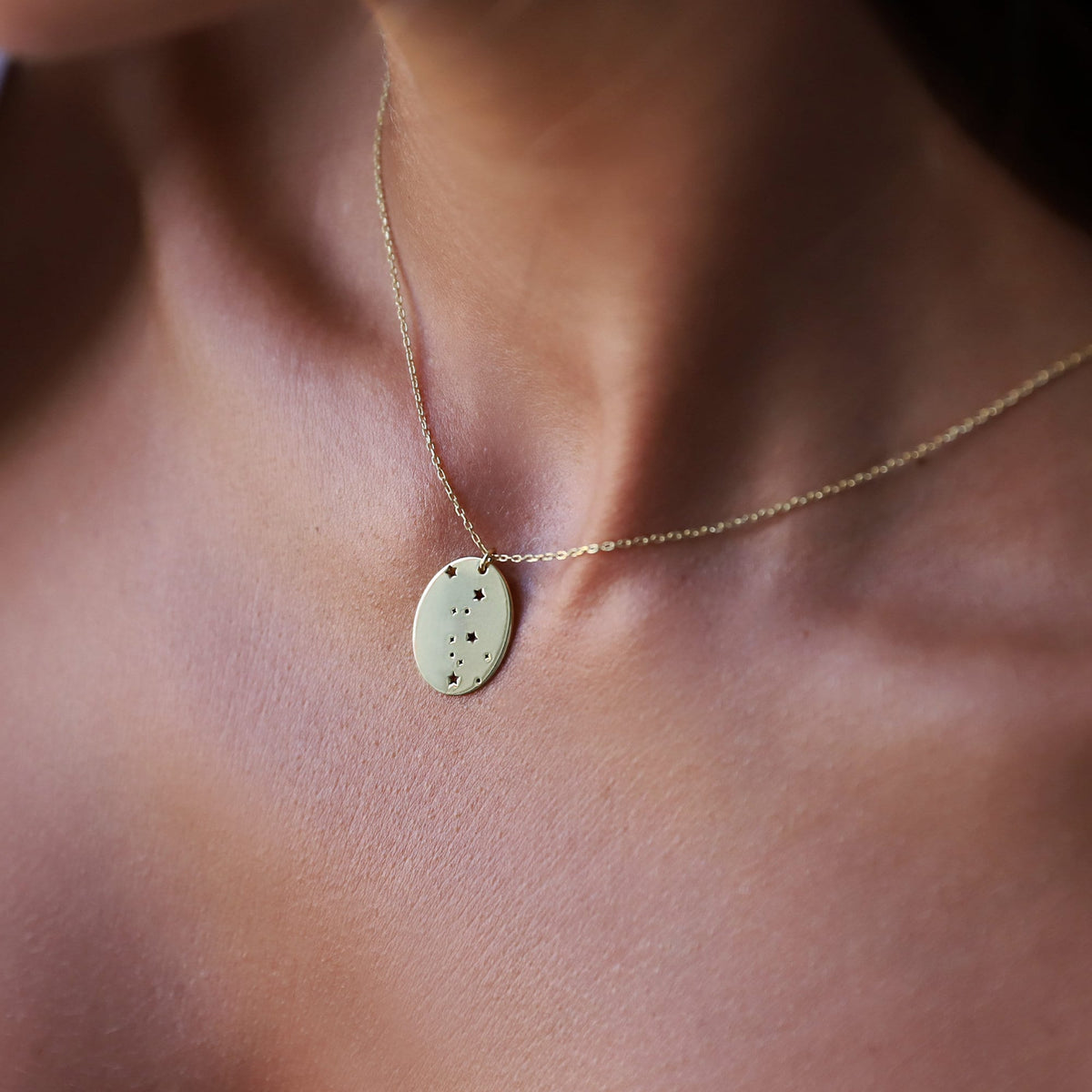 Mothers Day Gift Zodiac Constellation Necklace | Dainty Star Map Pendant Necklace | Birthday Gift
