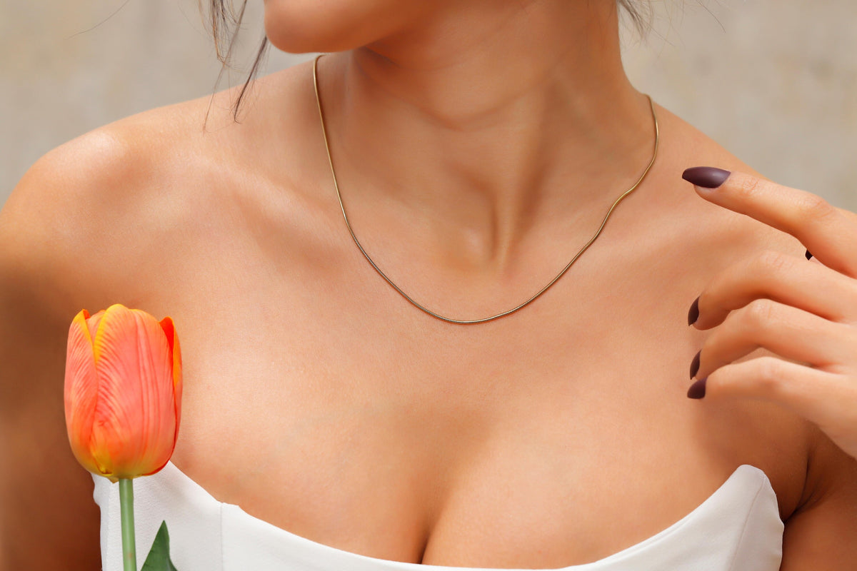 Foxtail Chain 14K Gold, Sterling Silver and Rose Gold Jewelry by NecklaceDreamWorld • Everyday Neckace Chain Gifts for Loved One