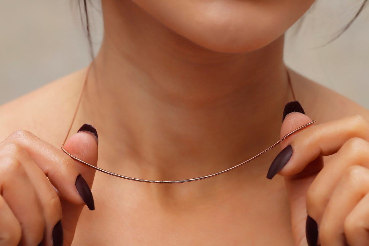 Foxtail Chain 14K Gold, Sterling Silver and Rose Gold Jewelry by NecklaceDreamWorld • Everyday Neckace Chain Gifts for Loved One