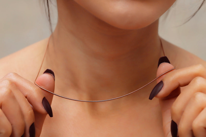 Foxtail Chain 14K Gold, Sterling Silver and Rose Gold Jewelry by NecklaceDreamWorld • Everyday Neckace Chain Gifts for Loved One