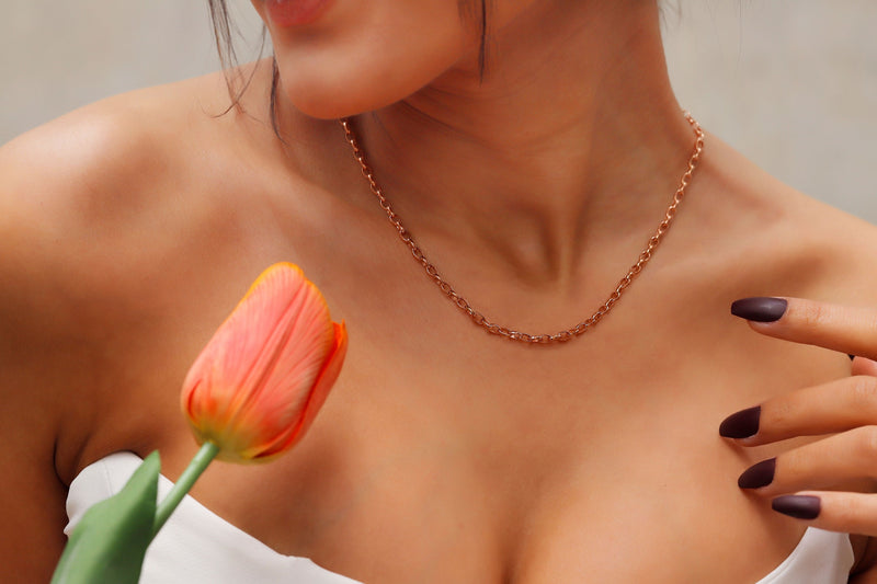 14K Gold Doc Delicate Chain by NecklaceDreamWorld, Layered Necklace, Dainty Jewelry Unique Birthday Gifts