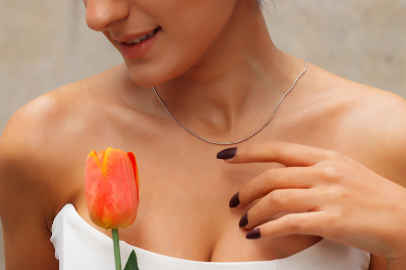 Foxtail Chain 14K Gold, Sterling Silver and Rose Gold Jewelry by NecklaceDreamWorld • Everyday Neckace Chain Gifts for Loved One