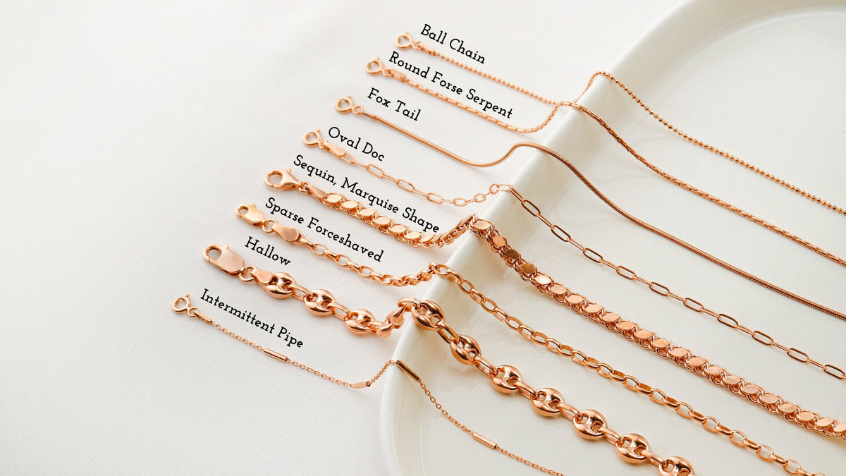 Foxtail Chain 14K Gold, Sterling Silver and Rose Gold Jewelry by NecklaceDreamWorld • Everyday Neckace Chain Gifts for Loved One