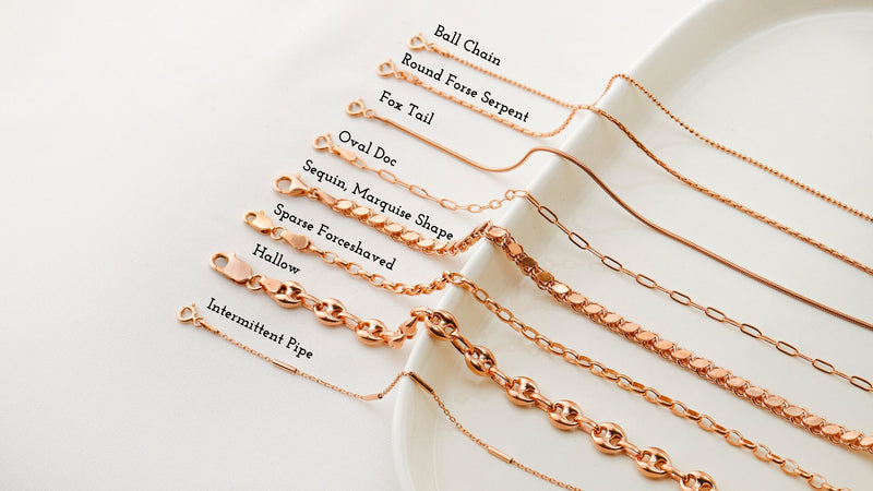 Foxtail Chain 14K Gold, Sterling Silver and Rose Gold Jewelry by NecklaceDreamWorld • Everyday Neckace Chain Gifts for Loved One