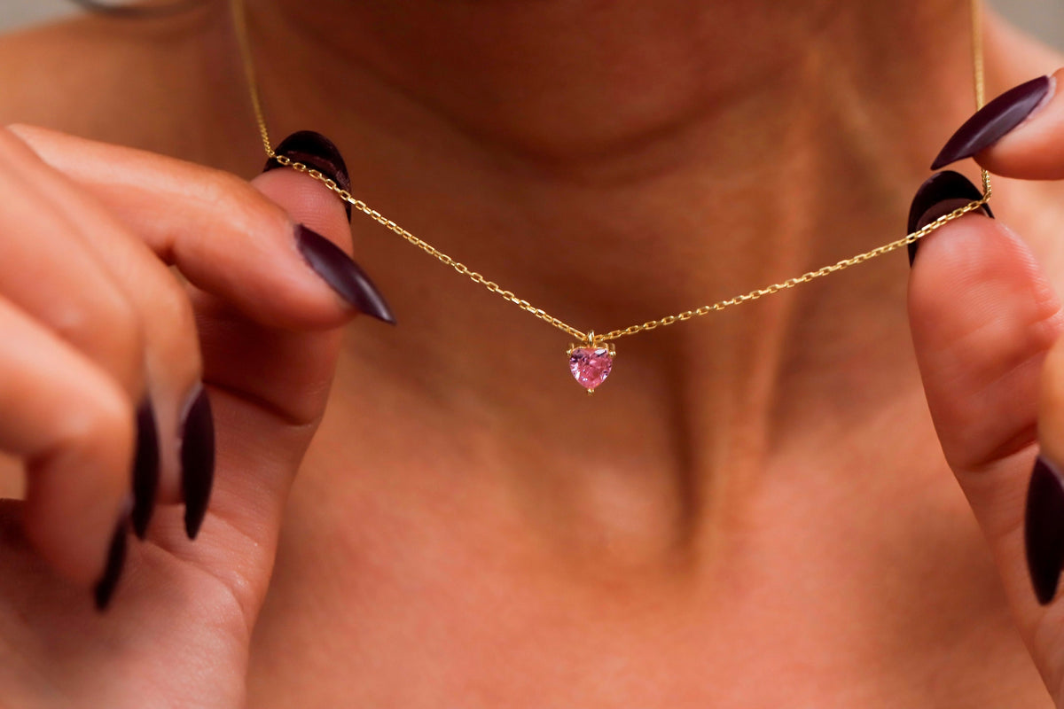 Delicete Pink Quartz, Ametrine, and Amethyst Crystal Choker Necklace in 14K Gold, Sterling Silver and Rose Gold by NecklaceDreamWorld