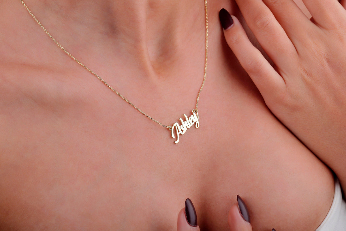 Delicate Name Necklace, 14K Gold Filled Custom Name Necklace, Necklaces for Women, Dainty Name Necklace, Gifts for Her by NecklaceDreamWorld