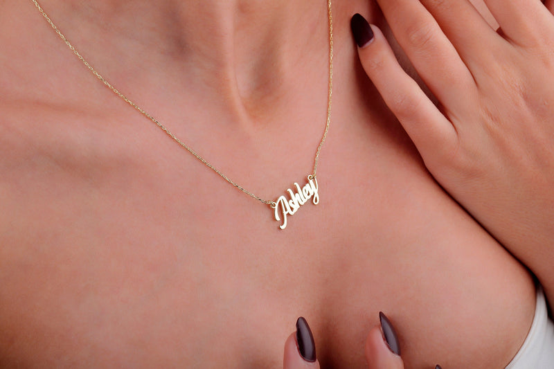 Delicate Name Necklace, 14K Gold Filled Custom Name Necklace, Necklaces for Women, Dainty Name Necklace, Gifts for Her by NecklaceDreamWorld