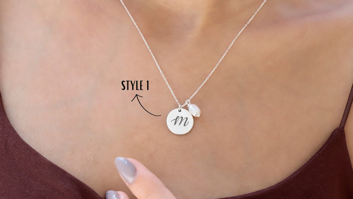 Team Bride Necklace, Bridesmaid Proposal Gifts, Thank you Gifts with Trendy Paper Clip Chain and Pearl, Link Chain Necklace Everyday Jewelry